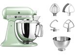 KITCHENAID Küchenmaschine 5KSM175PSEPT PISTAZIE, grün (pistazie), B:24cm H:36cm T:37cm, Küchenmaschinen, mit Zubehör im Wert von ca. 112,-€ UVP, Küchenmaschine