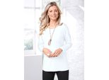 Langarmshirt Classic Basics "Shirt", Damen, Gr. 46, Weiß, 100% Baumwolle, Unifarben, Rundhals, Shirts Langarmshirt
