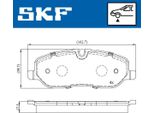 Set Pastiglie Freno Anteriori Skf Per Suzuki SX4 (Ey, Gy) Vkbp 80306