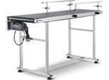 Trasportatore A Nastro Vevor, Tavola Di Trasporto Da 1498,6 X 398,8 Mm, Trasportatore A Nastro Motorizzato Per Applicazioni Di Codifica A Getto D'inchiostro, Nastro In Pvc Guidato, Antistatico, Velocità Regolabile (Doppio Parapetto)