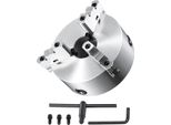Succebuy Mandrino Da Tornio Da 10 Pollici Con 3 Ganasce Autocentranti, Range Di Serraggio 6-250 Mm (0,24-9,84 Pollici) Con Viti Di Fissaggio Con Chiave A T Per Stampanti 3D, Centri Di Lavoro, Fresatrici E Foratrici