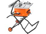 Sega Da Tavolo Succebuy Con Supporto, 10 Pollici, 8 Amp, Capacità Di Taglio Massima Di 25 Pollici, Velocità Di Taglio Di 4800 Giri/Min, Lama Da 40 Denti, Sega Da Tavolo Compatta Portatile Da Cantiere
