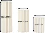 Portafiori, Set Di 3, Design Moderno, Bianco