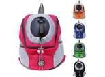 Borsa Portatile Per Cani Zaino Per Cani A Mani Libere Borsa Da Viaggio Per Animali Domestici Regolabile Per Cani Di Piccola Taglia Gatti Rossi M