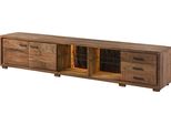 MASSIVMOEBEL24 | Bark #116 Mobile Tv In Legno Di Acacia - Laccato / Naturale 235X40X47