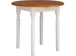 Tavolo Da Pranzo Rotondo Tavolo Da Cucina Bianco Alder 90 Cm