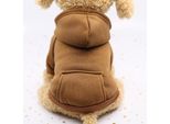 Felpa Con Cappuccio Per Cani In Cotone, Cappotto Per Cani, Caldo Per Cani, Con Cappuccio Per Cani, Maglione Per Cani, Vestiti Per Gatti, Vestiti Per Cani In Inverno, Xs, Rosa