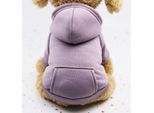 Felpa Con Cappuccio Per Cani In Cotone, Cappotto Per Cani, Caldo Per Cani, Con Cappuccio Per Cani, Maglione Per Cani, Vestiti Per Gatti, Vestiti Per Cani In Inverno, M, Rosa