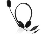 Link Accessori LKHS03 Cuffia Sovraurale Cablata Con Microfono Nero Per Musica E Chiamate