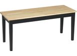 Panca Fortuna Lai Panca Da Pranzo A 2 Posti In Legno Di Pino, Panca Da Cucina Panca Da Soggiorno Fino A 220 Kg, Naturale, 102X36X45 Cm, Robusta Ed Elegante