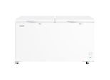 Heinner HCF-M508INVCE++ Congelatore 508 L, Convertibile (Congelatore/Frigorifero), Chiusura A Chiave, Bianco