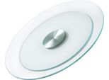 Tavolo Da Pranzo Vevor Girevole Da 51 Cm (Ruotabile A 360°, Rotondo, Trasparente) Vassoio Girevole In Vetro Temperato, Rotazione Fluida E Silenziosa