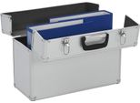 Vidaxl Cassetta Degli Attrezzi 47 X 36 X 20 Cm Alluminio Argento