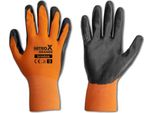 Guanti In Nitrile Nitrox Arancione 9