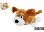 Cane Di Peluche Junior 28 Cm Peluche Marrone/Bianco Giocattoli Amsterdam