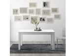 Tavolo Allungabile Firenze 120X80 Colore Bianco Frassinato