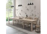 Tavolo Super4 160X90 Allungabile A 320 Cm Colore Olmo