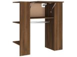 Armadio Per Corridoio Aspetto Rovere Marrone 97,5X37X99 Cm Materiale Legno