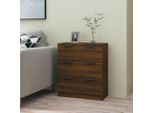 Vidaxl Credenza Look Rovere Marrone 60X30X70 Cm Materiale A Base Di Legno