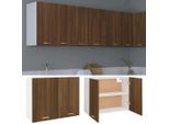 Syfax™ Mobile Pensile “Lyon” Rovere Marrone 80X31X60 Cm