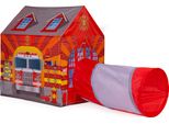 Tenda Con Tunnel Per Bambini Casa Dei Pompieri Parco Giochi Iplay