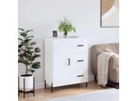 Vidaxl Credenza Bianca 69,5X34X90 Cm Materiale A Base Di Legno