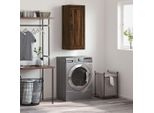 Vidaxl Armadio A Muro Marrone Effetto Rovere 34,5X34X90 Cm Materiale A Base Di Legno