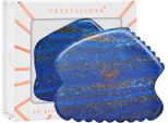 Crystallove Lapislazuli Contour Gua Sha - Gua Sha Gesichtsmassageplatte Mit Lapislazuli