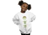 Star Wars - Felpa "The Mandalorian The Child"" Per Bambina BI37919 (104) (Bianco)"
