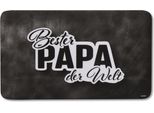 Kesper Tagliere Per La Colazione Papà 23 X 14 Cm In Melamina Con Piedini Antiscivolo, Tagliere Per Spuntini E Taglieri, Tagliere Da Cucina