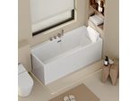 Vasca Da Bagno Home Deluxe Amber - 170 X 58 X 80 Cm Incl. Scarico E Rubinetteria Premontata | Vasca Da Bagno In Acrilico, Spa, Vasca Da Bagno Bagno, Bagno, Getti Massaggianti, Vasca Idromassaggio Angolare, Autoportante, Illuminazione A Led, Due Persone, Benessere, Riscaldamento, Rubinetto Integrato, Idromassaggio, Bianco, Vasca Idromassaggio Da Incasso