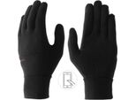 Guanti Touchscreen 4F Neri Taglia Xs Unisex