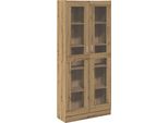 Vidaxl Credenza Rovere Artigianale 82,5X30,5X185 Cm Materiale A Base Di Legno