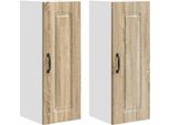 Syfax™ Mobile Da Cucina Kalmar 2 Pcs Rovere Sonoma 30 X 31 X 80 Cm