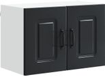 Syfax™ Mobile Da Cucina Kalmar Nero 60 X 31 X 40 Cm Legno Multistrato