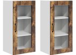 Syfax™ Mobile Da Cucina 2 Pcs Rovere Fumé 40 X 31 X 80 Cm