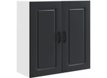 Syfax™ Mobile Da Cucina Kalmar Nero 80 X 31 X 80 Cm Legno Multistrato