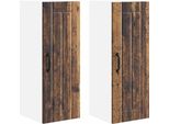 Syfax™ Mobile Da Cucina 2 Pcs Legno Vecchio 30 X 31 X 80 Cm