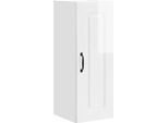 Syfax™ Mobile Da Cucina Kalmar Bianco Lucido 30 X 31 X 80 Cm