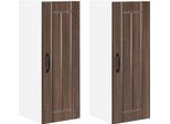 Syfax™ Mobile Da Cucina 2 Pcs Rovere Marrone 30 X 31 X 80 Cm