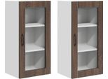 Syfax™ Mobile Da Cucina 2 Pcs Rovere Marrone 40 X 31 X 80 Cm