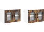 Syfax™ Mobile Da Cucina Con Porta 2 Pcs Rovere Fumé 60 X 31 X 40 Cm