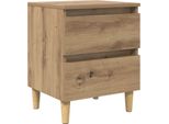 Syfax™ Armadietto Per Letto Rovere Artigianale 40 X 35 X 50 Cm
