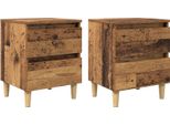 Syfax™ Mobiletti Da Letto 2 Pcs Legno Vecchio 40 X 35 X 50 Cm