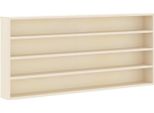 Syfax™ Vetrina A Muro Beige 80 X 8,5 X 36 Cm Legno Multistrato