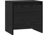 Syfax™ Armadio Da Notte Rovere Nero 45 X 34 X 44,5 Cm