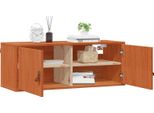 Syfax™ Armadietto A Muro Marrone Cerato 80 X 30 X 30 Cm Pino Massello