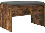 Syfax™ Panca Per Ingresso Con Cuscino Rovere Fumé 63 X 38 X 40 Cm