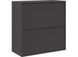 Syfax™ Armadio Nero 90 X 40 X 90 Cm Acciaio