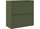 Syfax™ Armadio Verde Oliva 90 X 40 X 90 Cm Acciaio